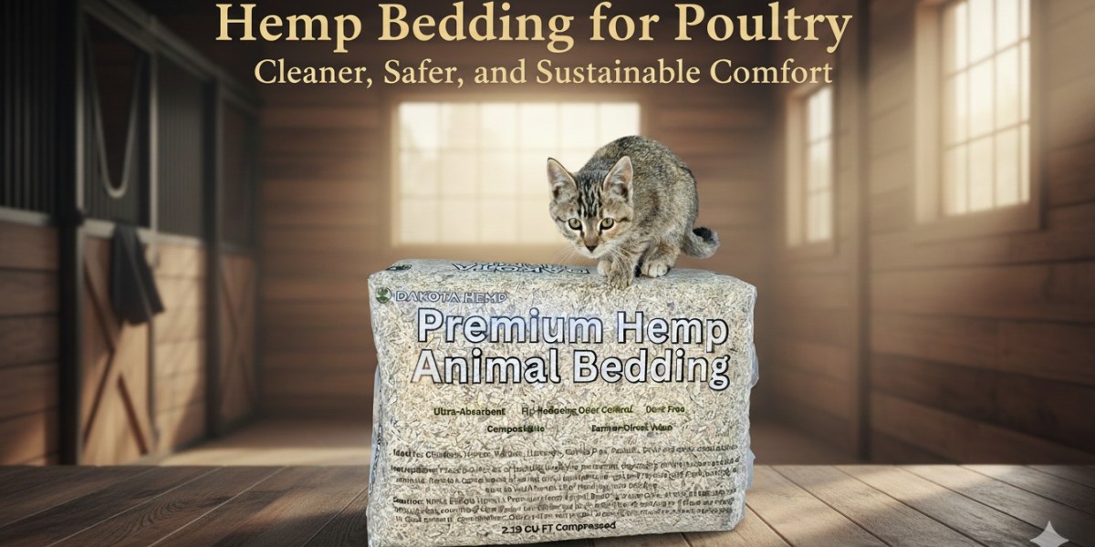 Hemp Bedding for Poultry: Cleaner, Safer, and Sustainable Comfort