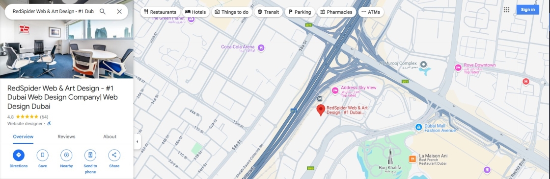 RedSpider Web and Art Design Cover Image