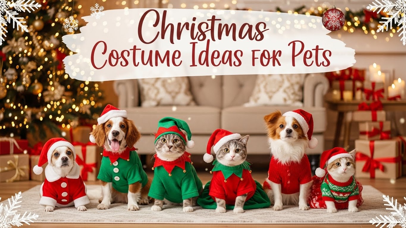 Christmas costume ideas for dogs and cats