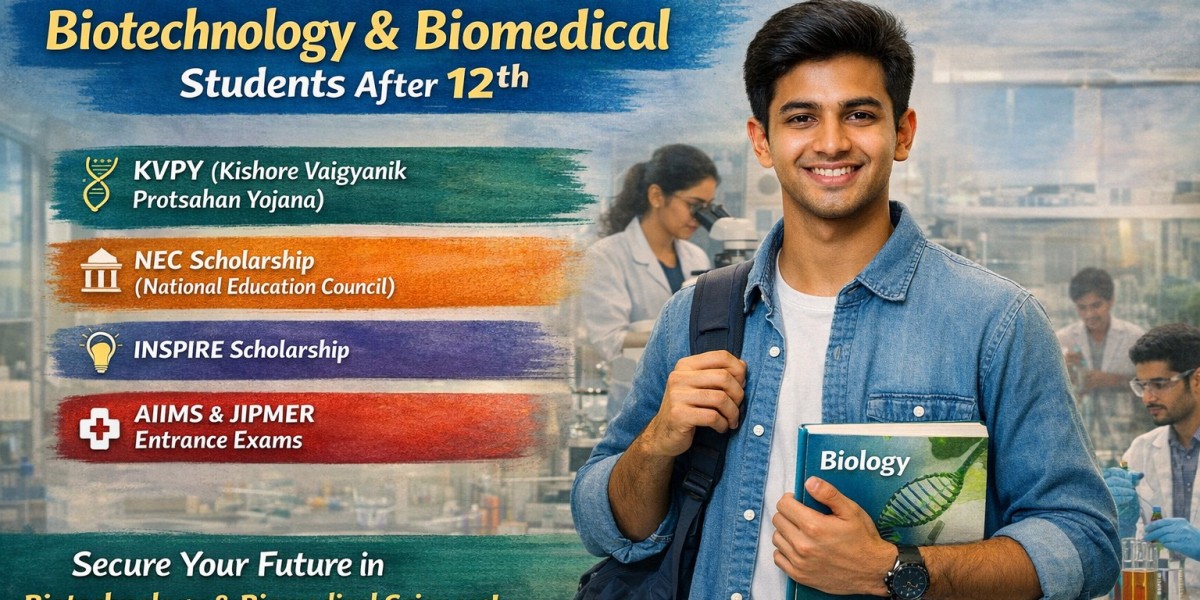 Best Scholarship Exams for Biotechnology & Biomedical Students in India After 12th