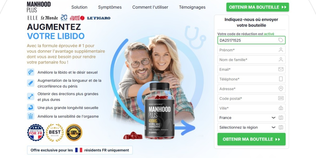 ManHood Plus Gummies France Avis 2026
