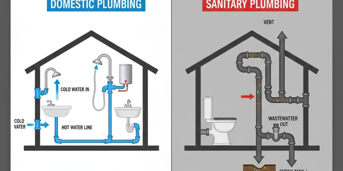 Difference Between Domestic and Sanitary Plumbing Systems