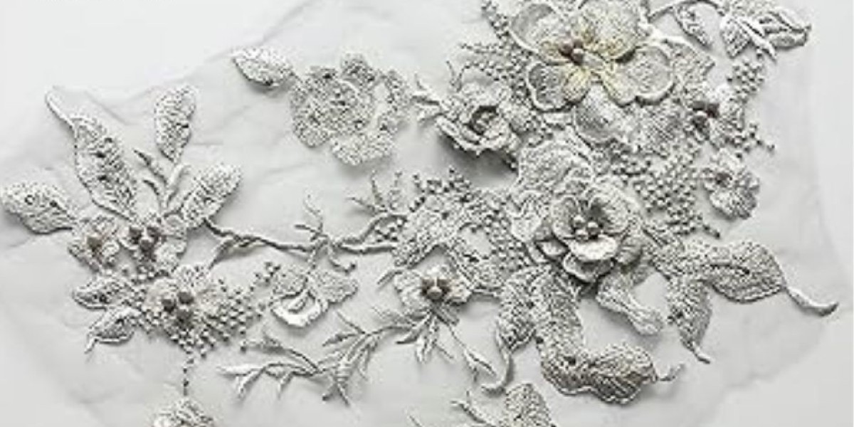 Crafted Embroidered Lace for Premium Fashion Needs