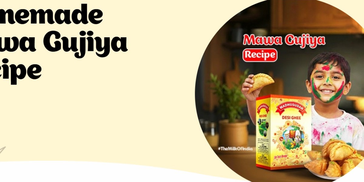 Homemade Mawa Gujiya Recipe